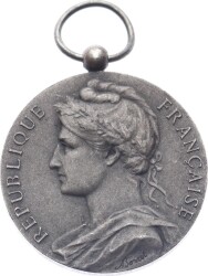  Fransa Çalışma Bakanlığı 1958 Yılı İşçi Şeref Madalyası Gümüş MVM2101 #135 - 3