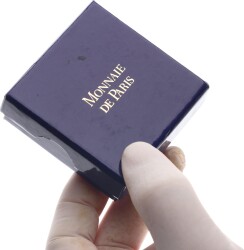 Fransa Erdem ve Adalet Ünü Kral XV. Louis Bronz Madalyon MVM2053 - 4