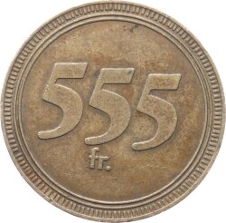 Fransa Makine Jetonu - 555 Y632 JTF583 - Gökçekoleksiyon