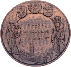 Fransa Meuse Genel Konseyi (Genel, Bölgesel veya Belediye Meclisi Üyeleri Madalyonu MVM2060 - 2