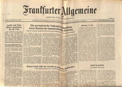 Frantfurter Allgemeine Gazetesi 18 Juli 1975 - Brüssel Knüpft Hilfe Für Lissabon An Politische Bedingungen GZ125143 - 1