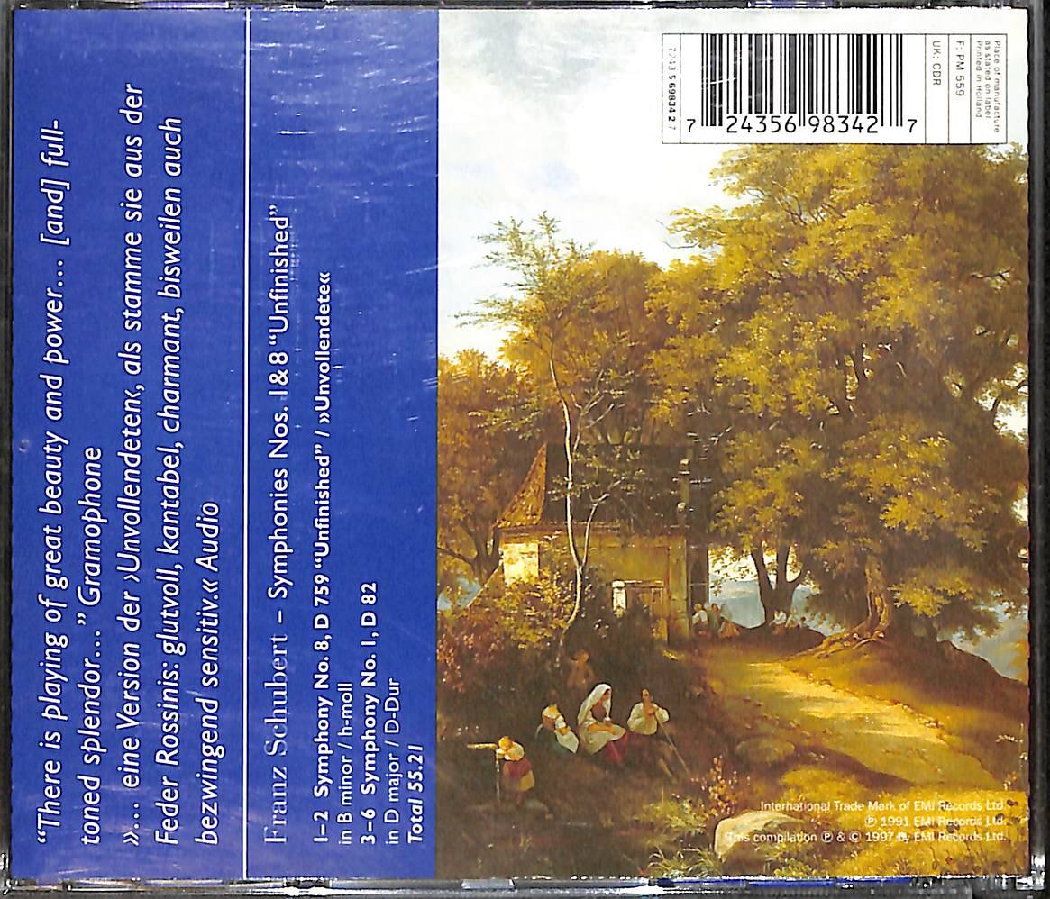 Franz Schubert, Riccardo Muti, Wiener Philharmoniker ‎– Symphonies Nos. 1 & 8 