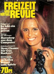Freizeit Und Ratsel Revue 19 Okt 1972 - Daliah Lavi , Liz Taylor, Mary Roos NDR85066 - Gökçekoleksiyon