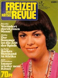 Freizeit Und Ratsel Revue 20 Juni 1973 - Barbra Streisand, Mark Philips, Prinzessin Anne NDR85064 - Gökçekoleksiyon