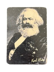 Karl Marx Görselli (1975-1985 ) İmal Ahşap Yapışkan/Magnet MVM2192 - Gökçekoleksiyon