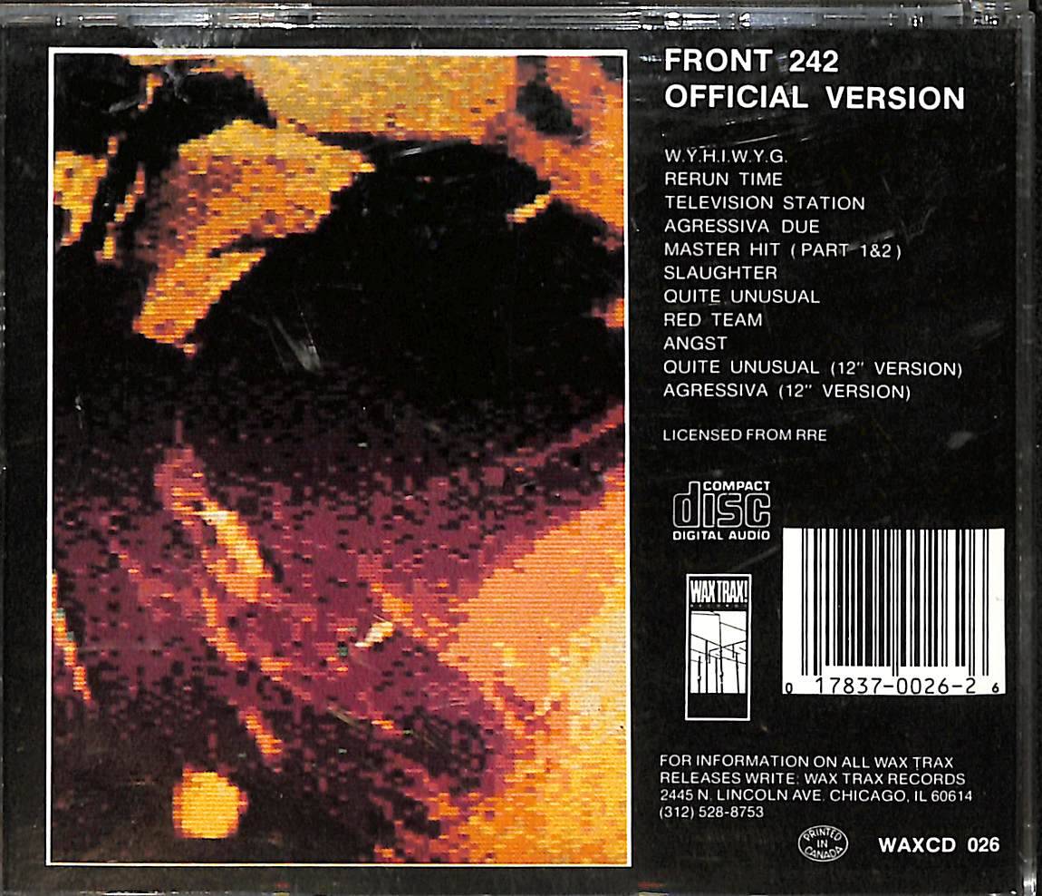 Front 242 Official Version (İkinci El) CD4175 - 2
