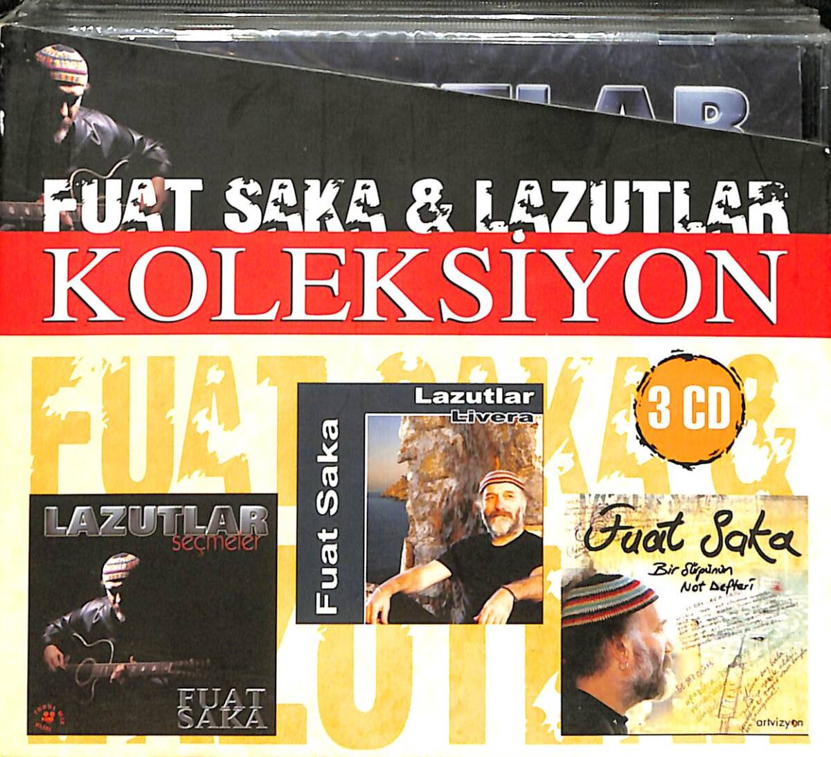 Fuat Saka & Lazutlar 3 CD Koleksiyon CD (Sıfır) CD5100 - 1
