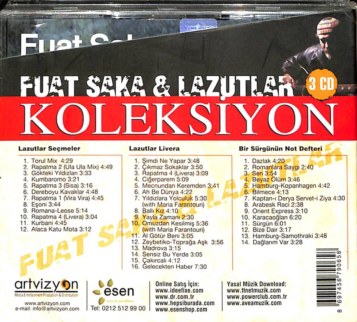 Fuat Saka & Lazutlar 3 CD Koleksiyon CD (Sıfır) CD5100 - 2