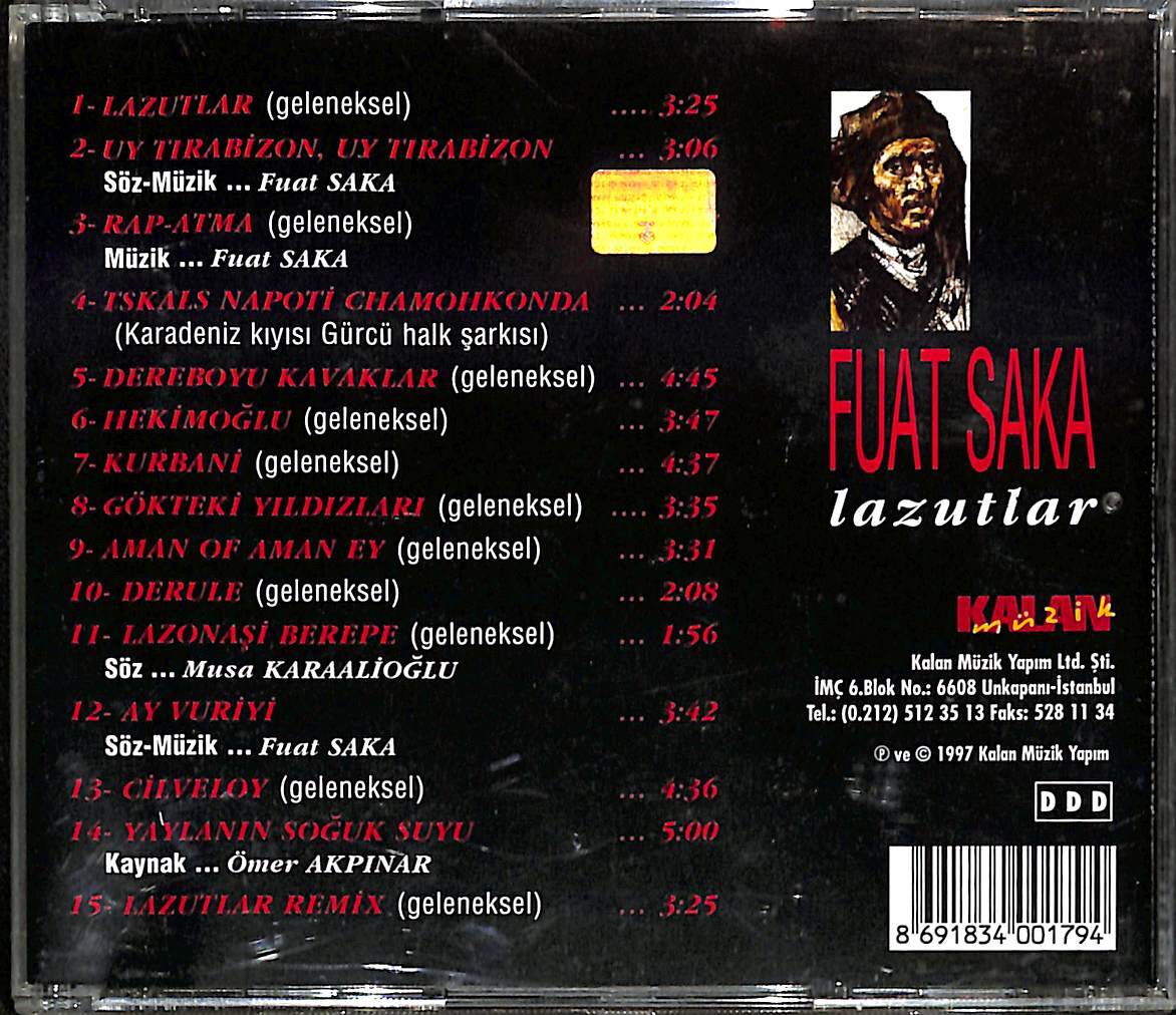 Fuat Saka - Lazutlar CD (İkinci El) CD3968 - 2