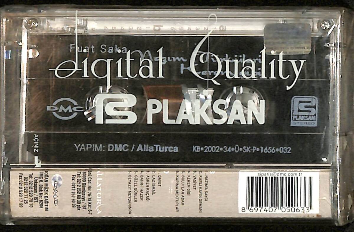 Fuat Saka – Nazım Türküleri / Kerem Gibi Kaset (Sıfır Kaset) KST28782 - 2