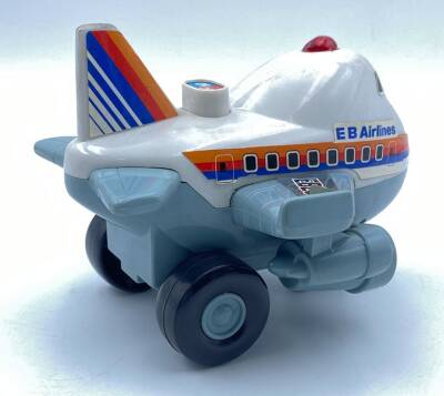 Funny Plane Işıklı Müzikli Eski Oyuncak Uçak 1970ler OYN21 (N) - 3