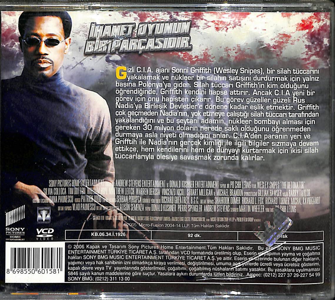 Fünye (Detonator) (2006) VCD Film ' Wesley Snipes ' VCD27868 - 2