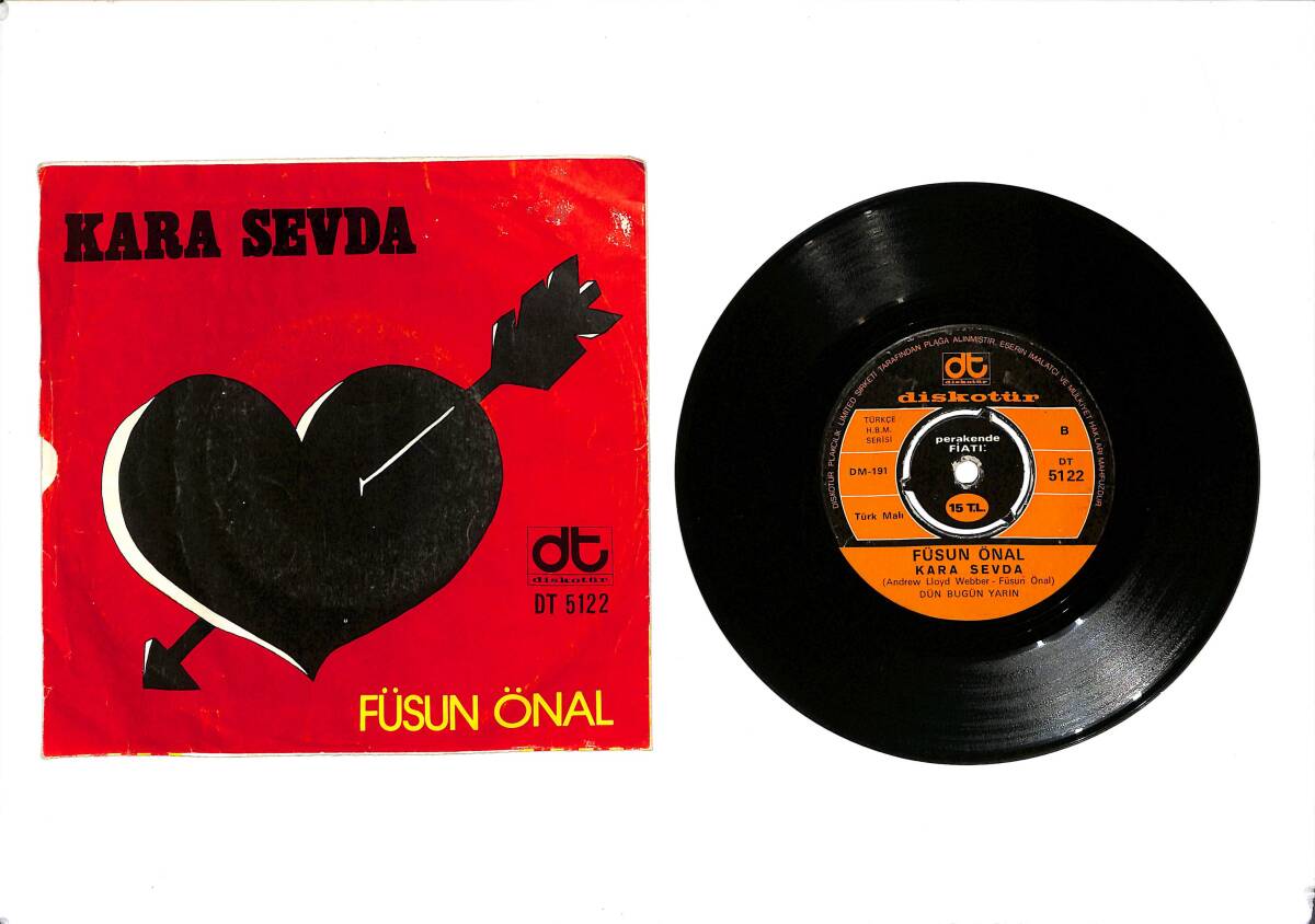 Füsun Önal – Oh Olsun & Kara Sevda 45′lik Plak (10/8) PLK27388 - 2
