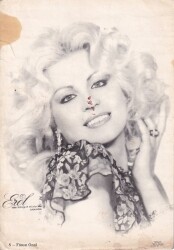 Füsun Önal Orta Boy Kartpostal KRT9977 - Gökçekoleksiyon