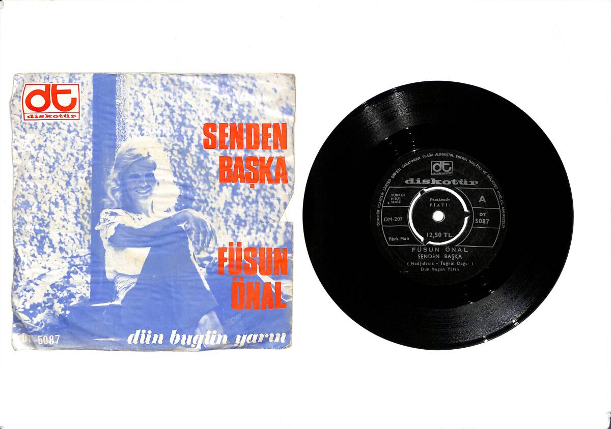 Füsun Önal – Senden Başka & Aman Efem 45′lik Plak (10/7.5) PLK27387 - 1