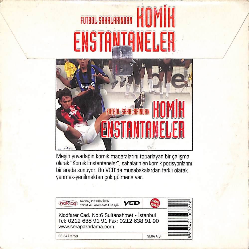 Futbol Sahalarından Komik Enstantaneler VCD Film VCD26729 - 2