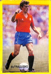 Futbolcu Butragueno Kartpostal KRT8758 - Gökçekoleksiyon