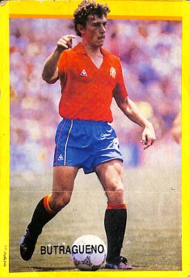Futbolcu Butragueno Kartpostal KRT8758 - 1
