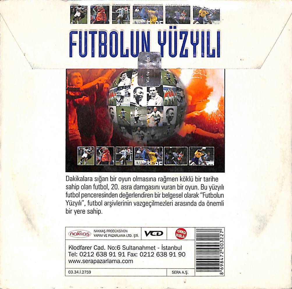 Futbolun Yüzyılı VCD Film VCD26715 - 2