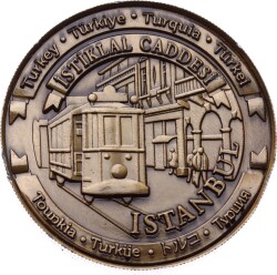 Galata Tower İstiklal Caddesi Madalyon MVM997 - 3