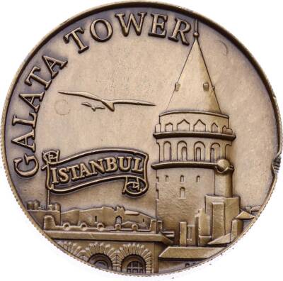 Galata Tower İstiklal Caddesi Madalyon MVM997 - 4