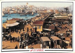 Galata Ve Eminönü 19. YY. İstanbul Kartpostal KRT19155 - Gökçekoleksiyon