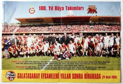 Galatasaray 100. Yıl Rüya Takımları 100. Yıl İlk Şampiyon Takımı GS Sutopu Şubesi (33x48cm) Çift Yönlü Poster KRT11127 - 1