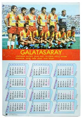 Galatasaray 1984 Yılı Takvimi (35x50cm) KRT11120 - 1