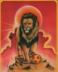 Galatasaray Aslan Karikatür Kartpostal KRT5370 - Gökçekoleksiyon