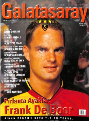 Galatasaray Dergisi Ağustos 2003 Sayı 13 - Pırlanta Ayaklar Frank De Boer NDR85379 - 1