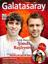 Galatasaray Dergisi Eylül 2010 Sayı 93 - Kewell, Zvjezdan Misimovic, Emiliano Insua NDR85302 - Gökçekoleksiyon