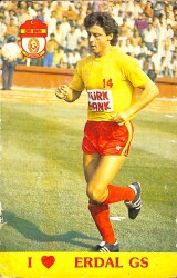 Galatasaray Erdal Kartpostal KRT15166 - Gökçekoleksiyon