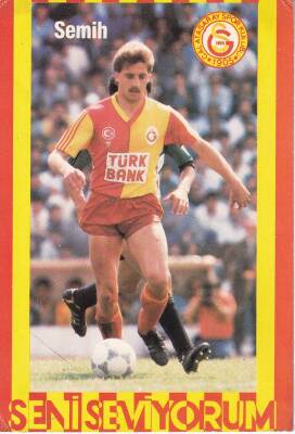 Galatasaray Futbolcusu Semih Kartpostal KRT10124 - 1