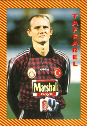 Galatasaray Kaleci Taffarel Kartpostal KRT19206 - Gökçekoleksiyon