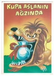 Galatasaray Karikatür Kartpostalı KRT9578 - Gökçekoleksiyon