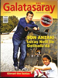Galatasaray Mayıs 2010 Sayı 90 - Lucas Neill, Giovani Dos Santos NDR85354 - Gökçekoleksiyon