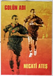 Galatasaray Necati Ateş 2004-2005 Sezonu İkinci Yarı Fikstürü (33x48cm) Çift Yönlü Poster KRT11128 - 1