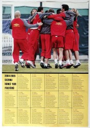 Galatasaray Necati Ateş 2004-2005 Sezonu İkinci Yarı Fikstürü (33x48cm) Çift Yönlü Poster KRT11128 - 2