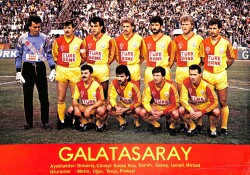 Galatasaray Oyuncu Kadrosu Büyük Boy Kartpostal KRT5305 - Gökçekoleksiyon