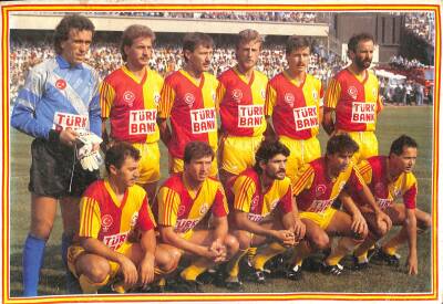 Galatasaray Oyuncu Kadrosu Büyük Boy Kartpostal KRT9036 - 1