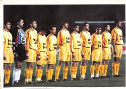 Galatasaray Oyuncu Kadrosu Kartpostal KRT19202 - Gökçekoleksiyon