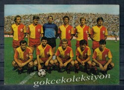 Galatasaray Oyuncu Kadrosu Kartpostal KRT4594 - Gökçekoleksiyon