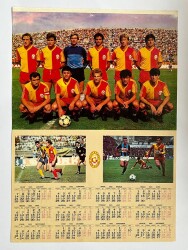 Galatasaray Oyuncu Kadrosu Ve 1985 Takvimi Kartpostal KRT11123 - Gökçekoleksiyon