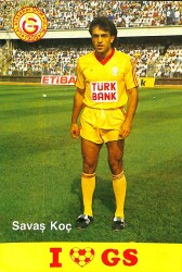 Galatasaray-Savaş Koç Kartpostal KRT16537 - Gökçekoleksiyon