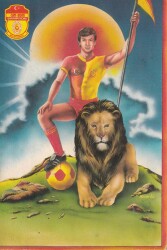 Galatasaray Tanju Çolak Karikatür Kartpostal KRT10089 - Gökçekoleksiyon