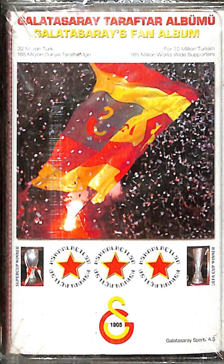 Galatasaray Taraftar Albümü - Galatasaray's Fan Album Kaset (Sıfır Kaset) KST29470 - 1