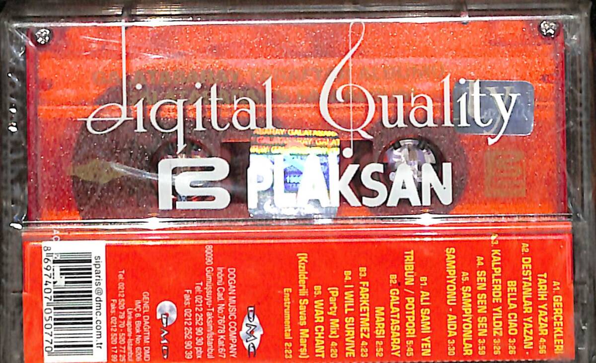 Galatasaray Taraftar Albümü - Galatasaray's Fan Album Kaset (Sıfır Kaset) KST29470 - 2