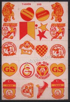 Galatasaray Taraftar Çıkartma Aksesuarı AKS225 - 1
