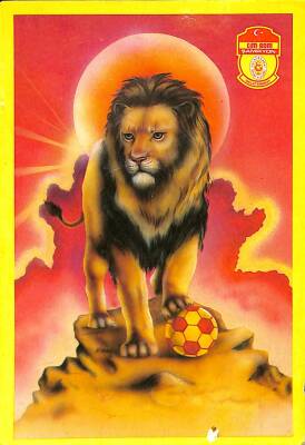 Galatasaray Temalı Kartpostal (Küçük Boy) KRT19953 - 1