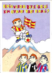 Galatasaray Temalı Kartpostal (Küçük Boy) KRT23080 - Gökçekoleksiyon